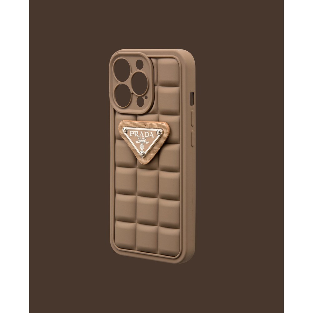 Mat Krem Kabartmalı Silikon Telefon Kılıfı - DK035 - iPhone 12