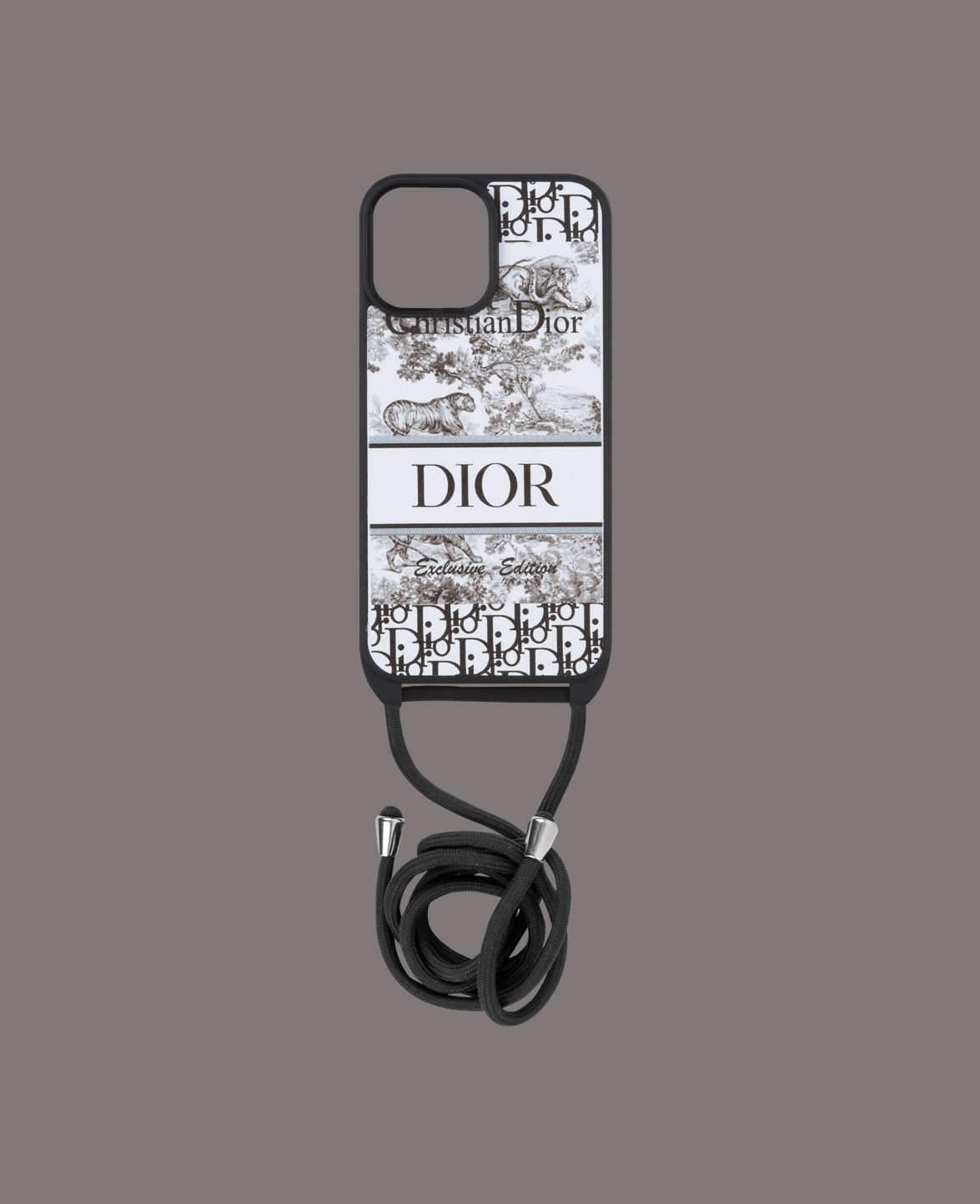 Desenli Askılı Telefon Kılıfı - DK156 - iPhone 15