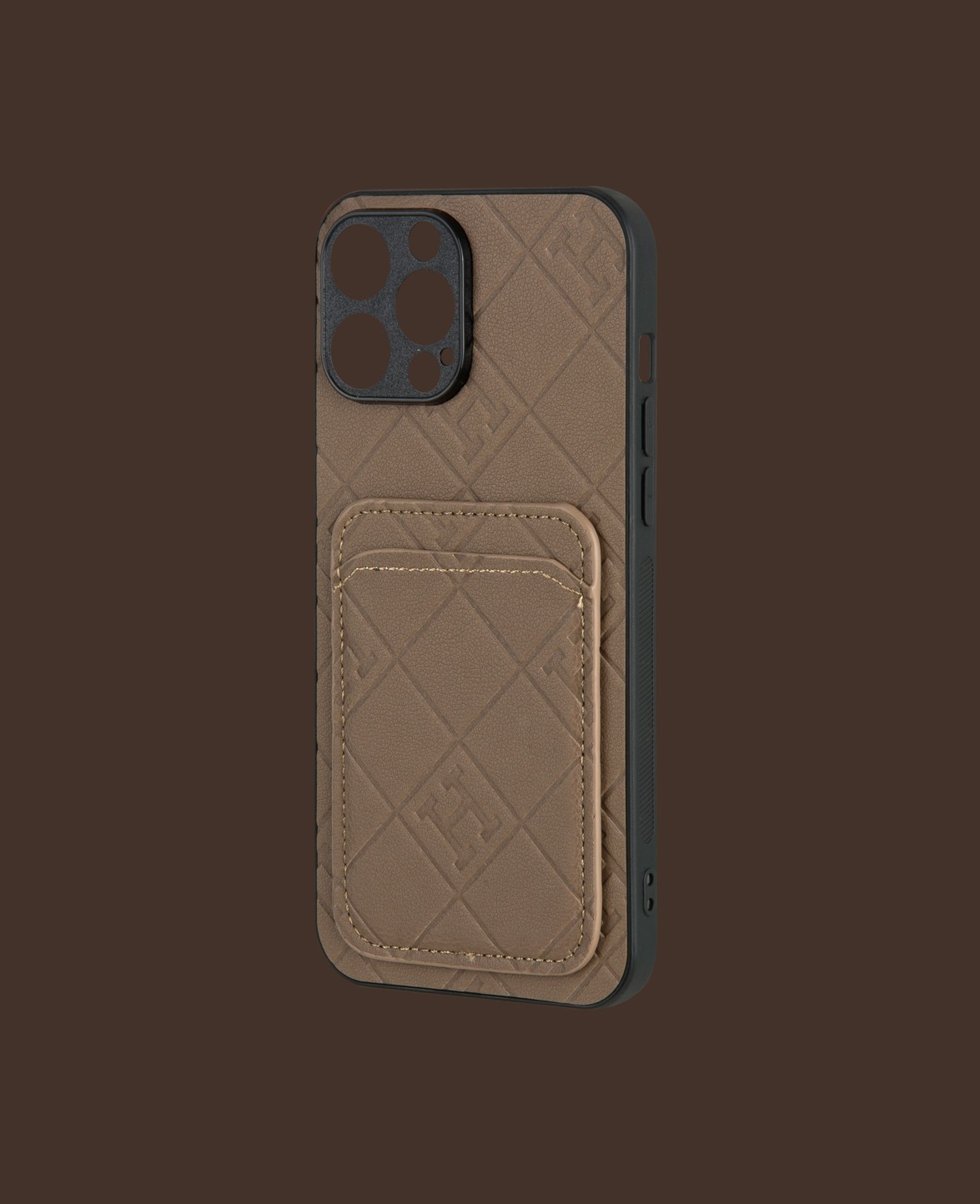 Mink Card Holder Phone Case - DK154 - iPhone 12 Pro