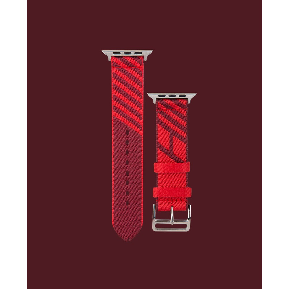 Red Bordeaux Wicker Apple Watch - DK005 - Apple Watch 44mm