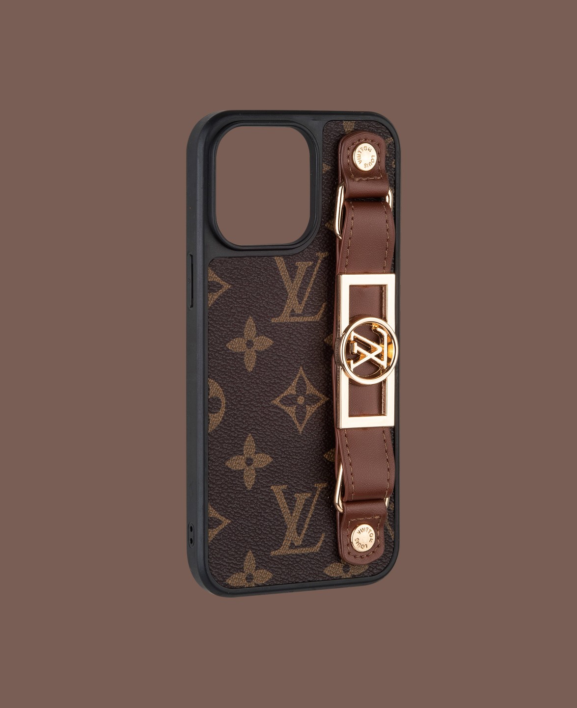 Kordonlu Deri Telefon Kılıfı - DK174 - iPhone 14