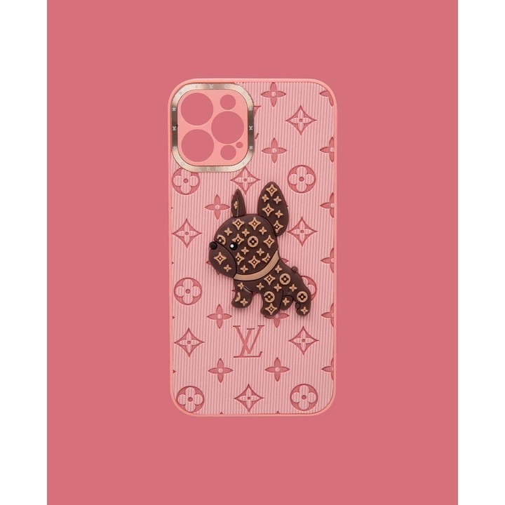 3D Kabartmalı Pembe Telefon Kılıfı - DK116 - iPhone 16 Promax