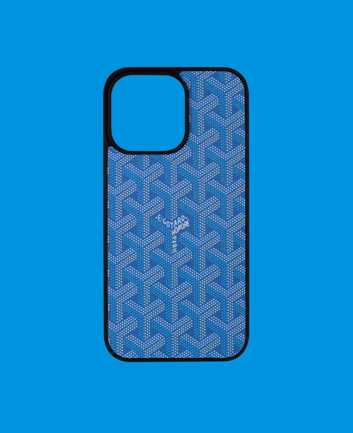 Mavi Desenli Telefon Kılıfı - DK160 - iPhone 15 ProMax
