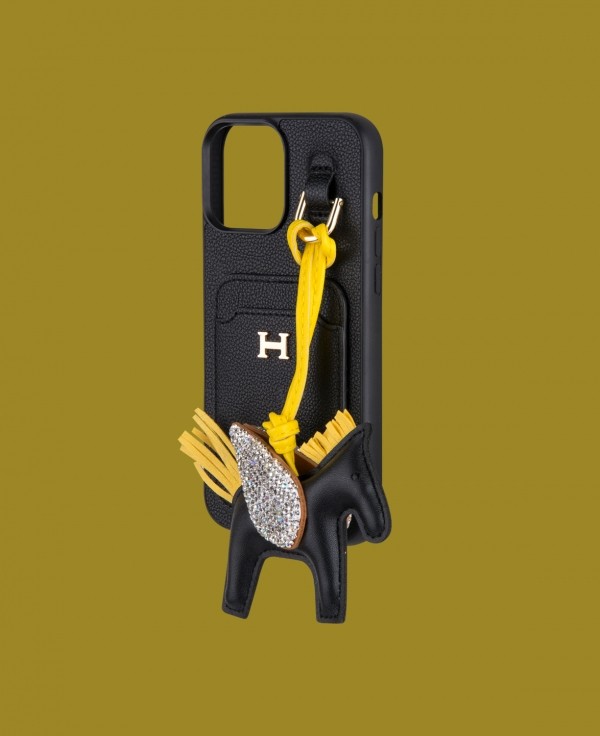 Siyah Kartlıklı Oyuncaklı Telefon Kılıfı - DK183 - iPhone 17 Pro