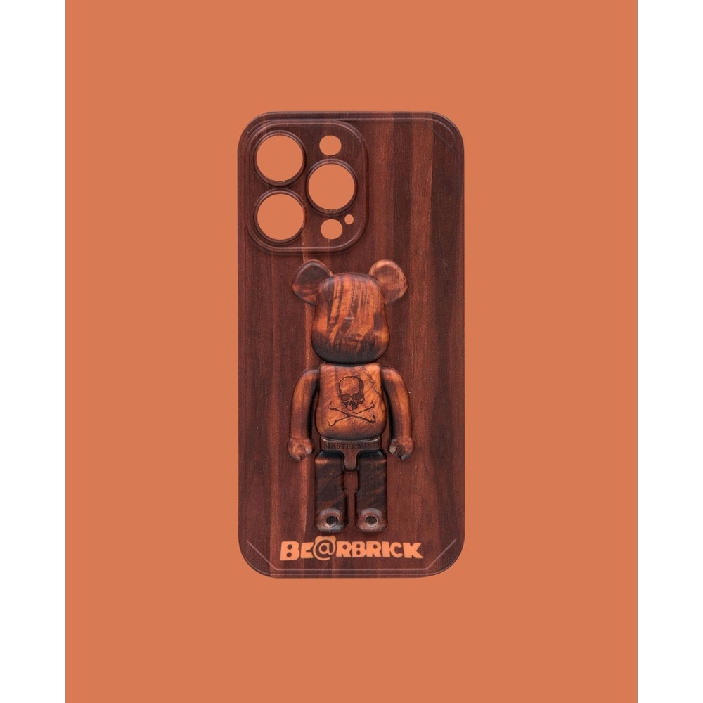 Brown 3D embossed phone case - DK090 - iPhone 13 Pro