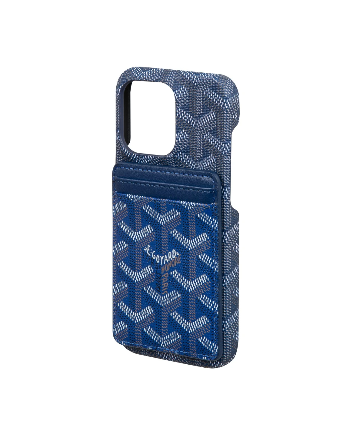 Mavi Kartlıklı MagSafe Telefon Kılıfı DK289 iPhone 15 ProMax