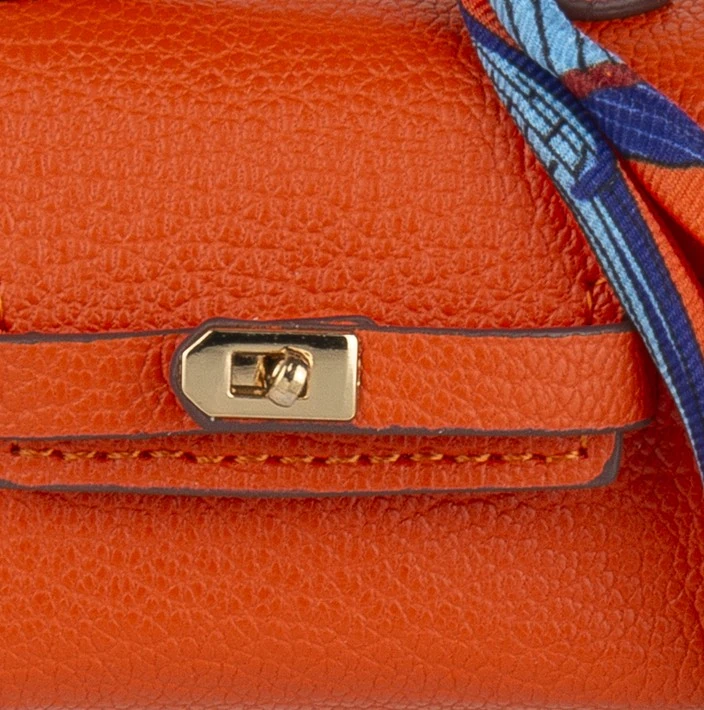 Turuncu Deri Airpods Kılıfı DK303 Airpods 2. Nesil