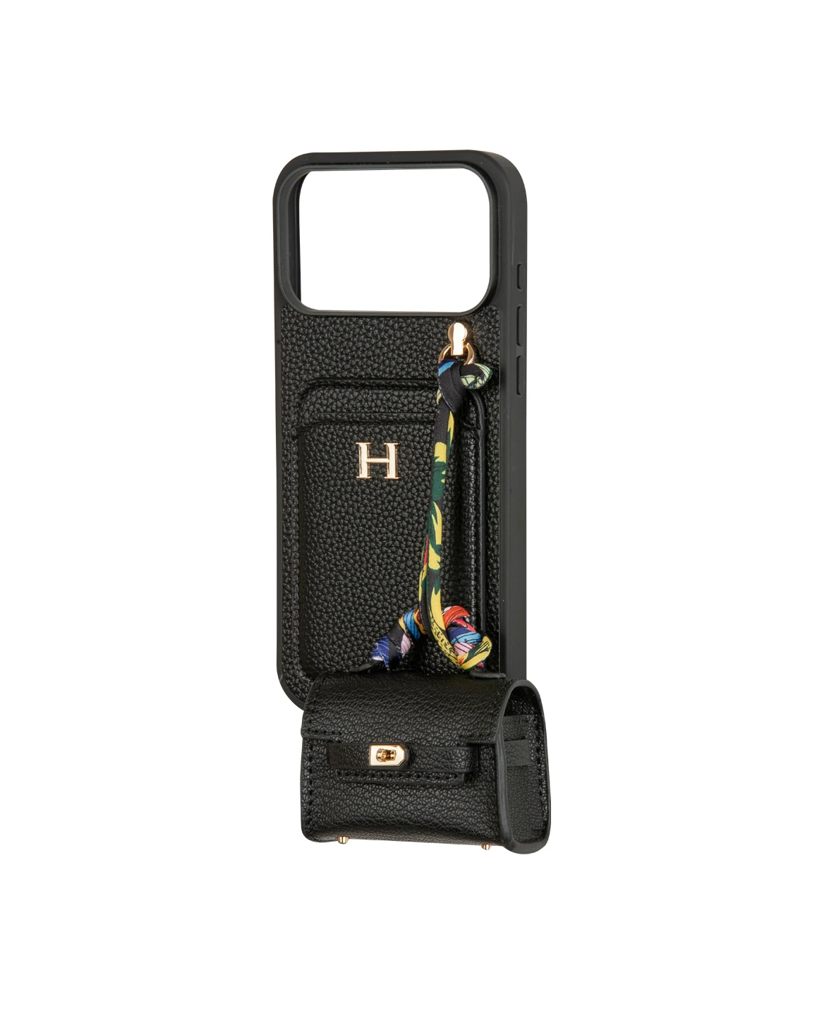 Kartlıklı Telefon Kılıfı ve Airpods KıIıf Set DK284 iPhone 17