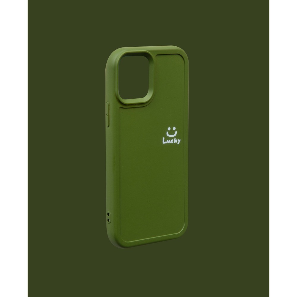 Green Silicone Phone Case - DK027 - iPhone 13 Promax