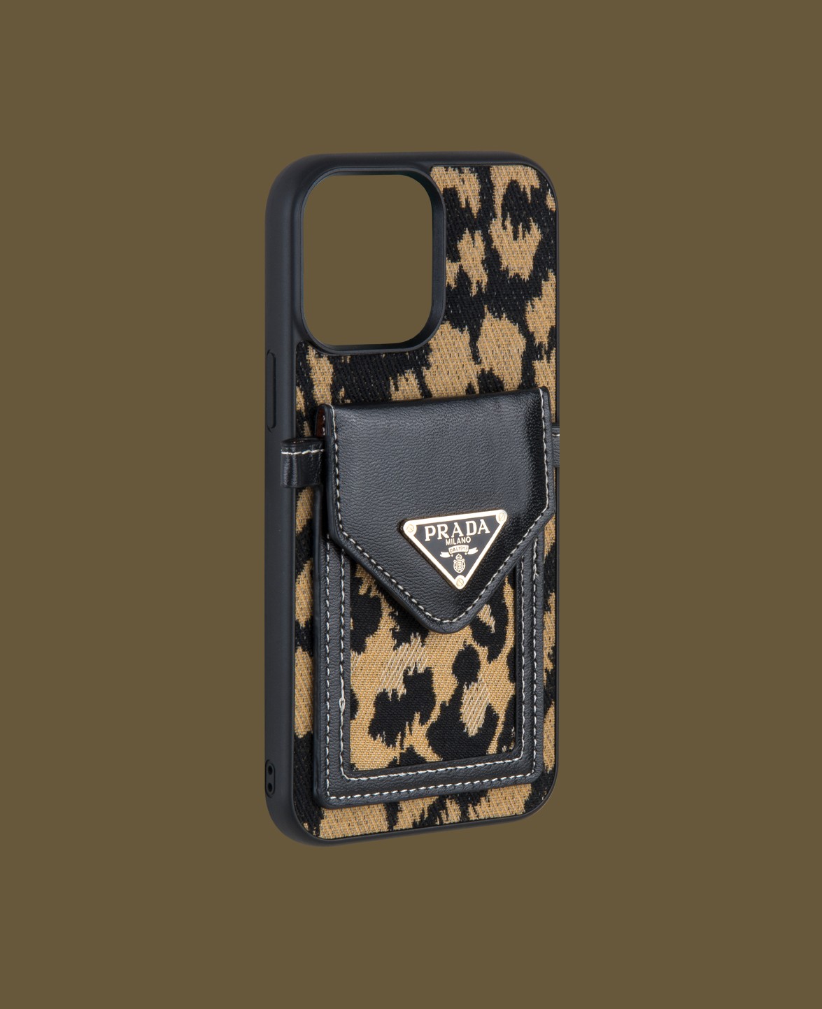 Leopar Çantalı Telefon Kılıfı - DK155 - iPhone 13