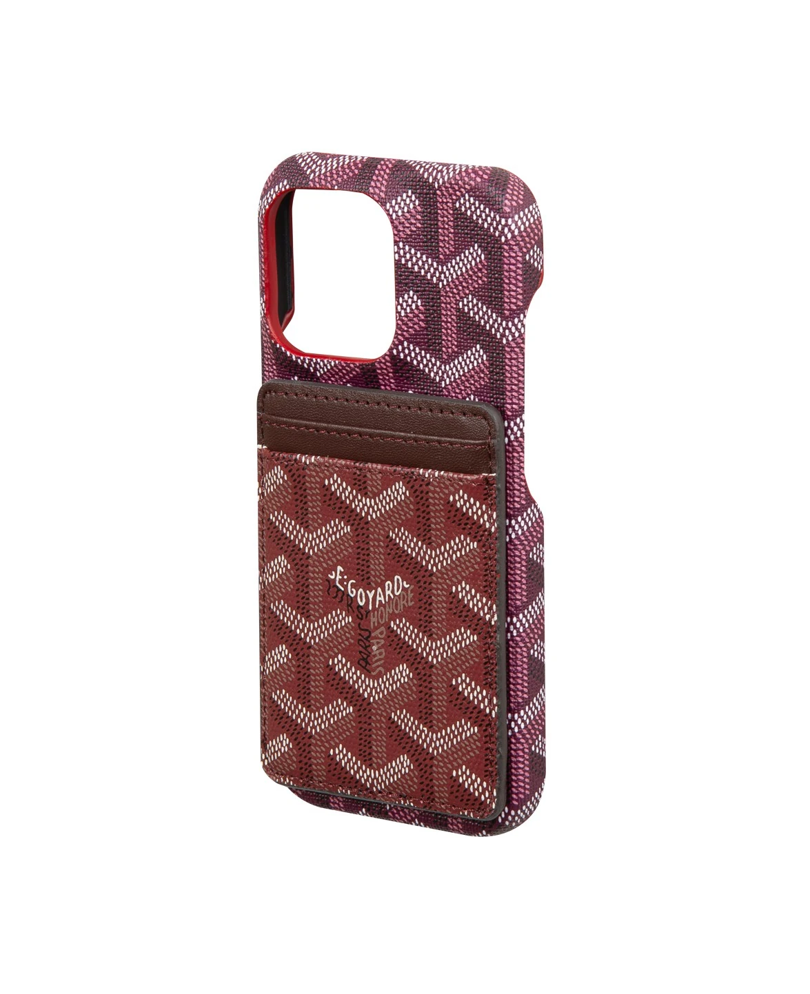 Bordo Kartlıklı MagSafe Telefon Kılıfı DK290 iPhone 14 Pro