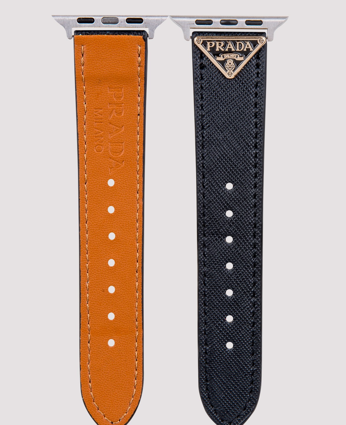 Deri Siyah Apple Saat Kayışı DK202 Apple Watch 46 mm