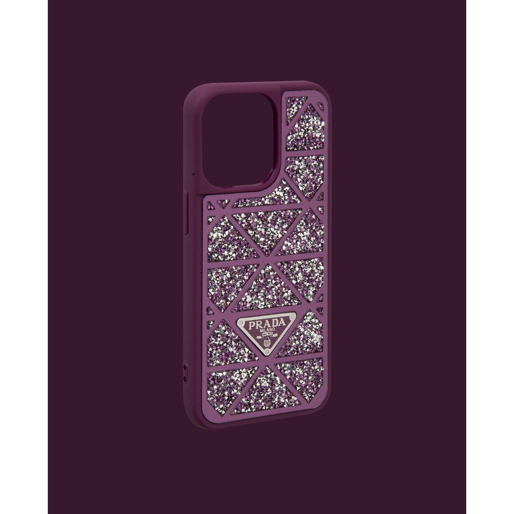 Purple Stone Phone Case - DK014 - iPhone 14 Promax
