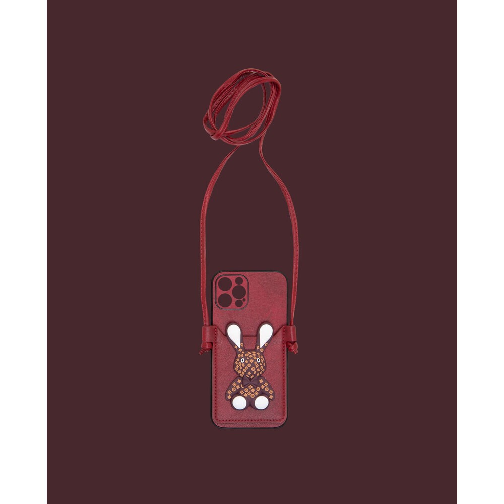 Burgundy bag hanger phone case - DK070 - iPhone 11 Pro
