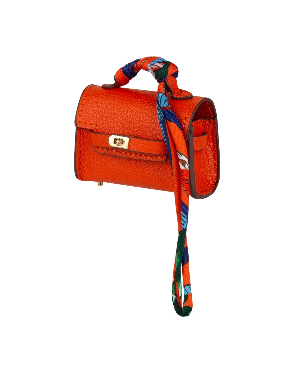 Turuncu Deri Airpods Kılıfı DK303 Airpods Pro 3