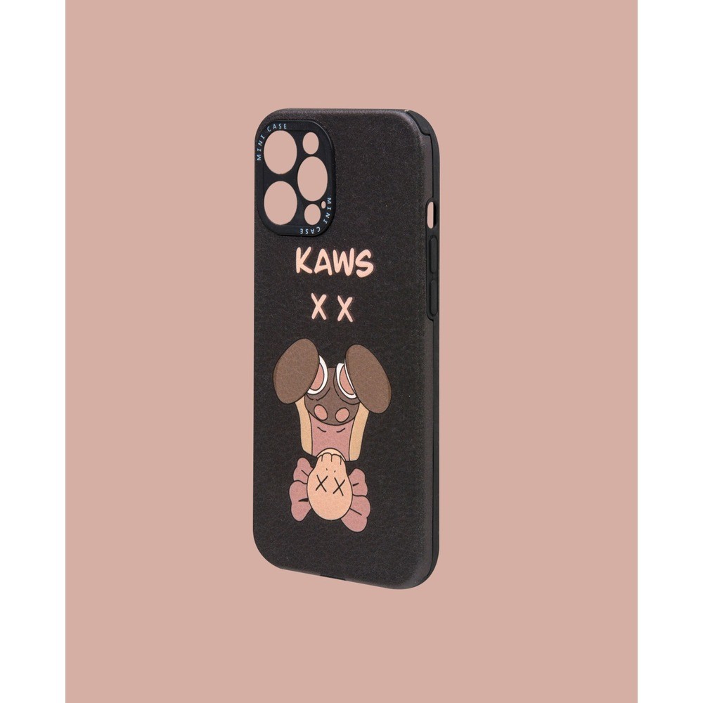 Brown Patterned Silicone Phone Case - DK086 - iPhone 12 Promax