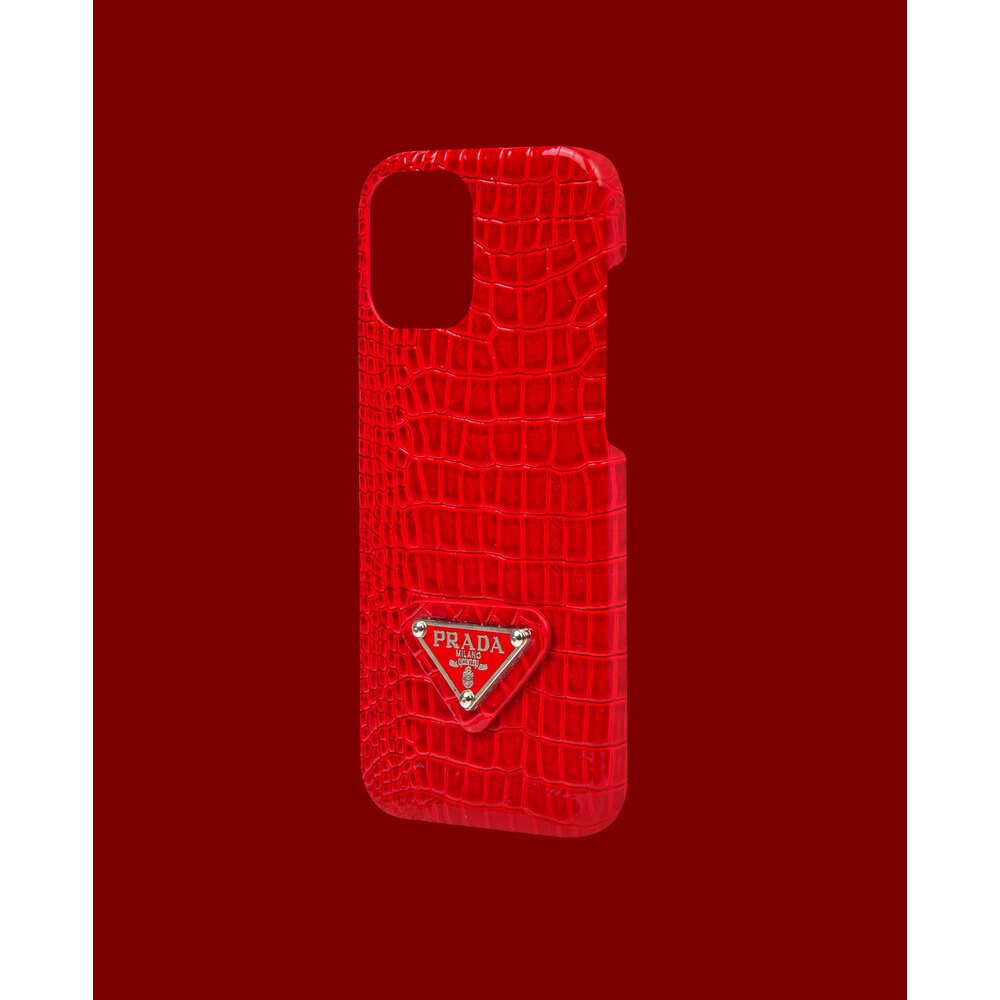 Kırmızı Suni Deri Telefon Kılıfı - DK095 - iPhone 11 ProMax
