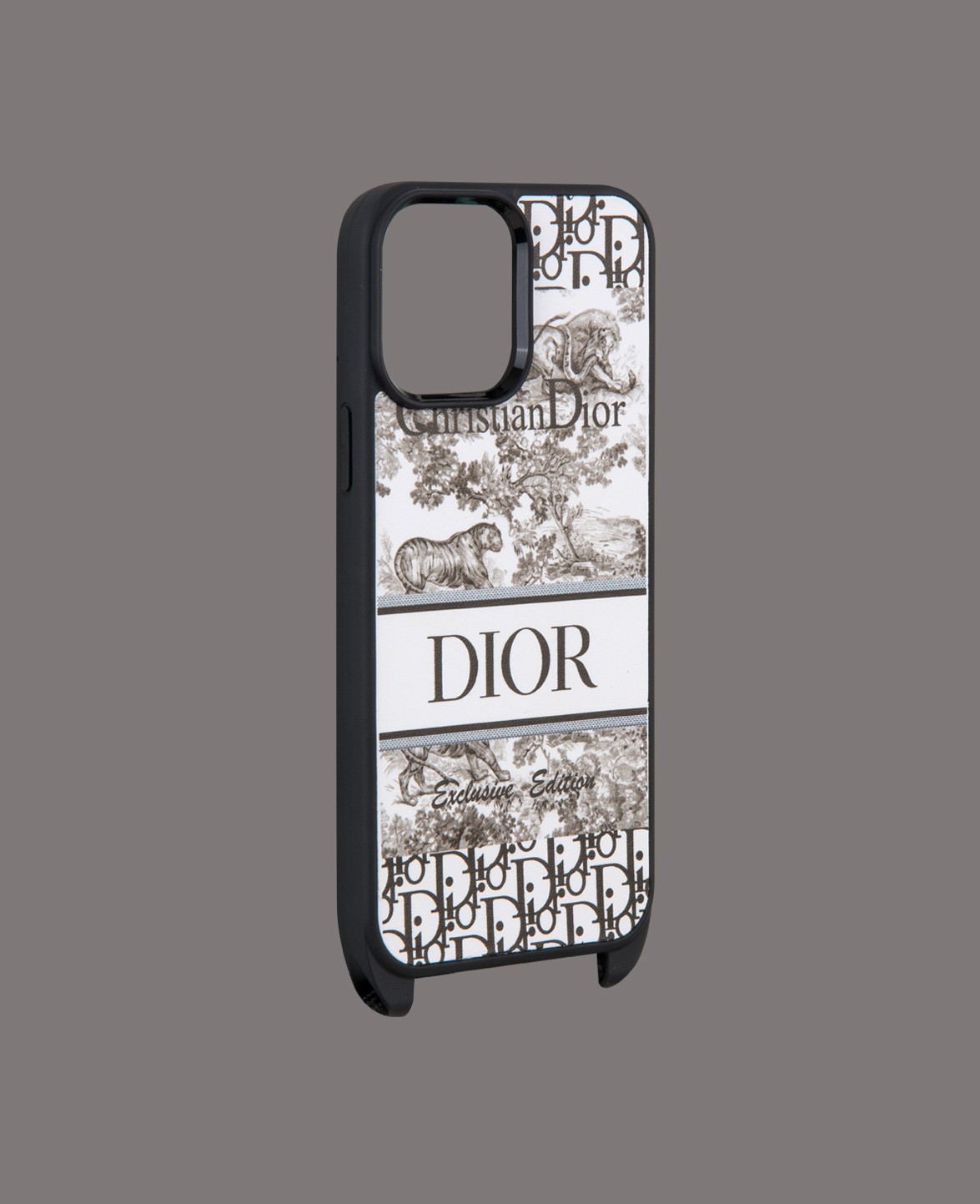 Desenli Askılı Telefon Kılıfı - DK156 - iPhone 15 Pro
