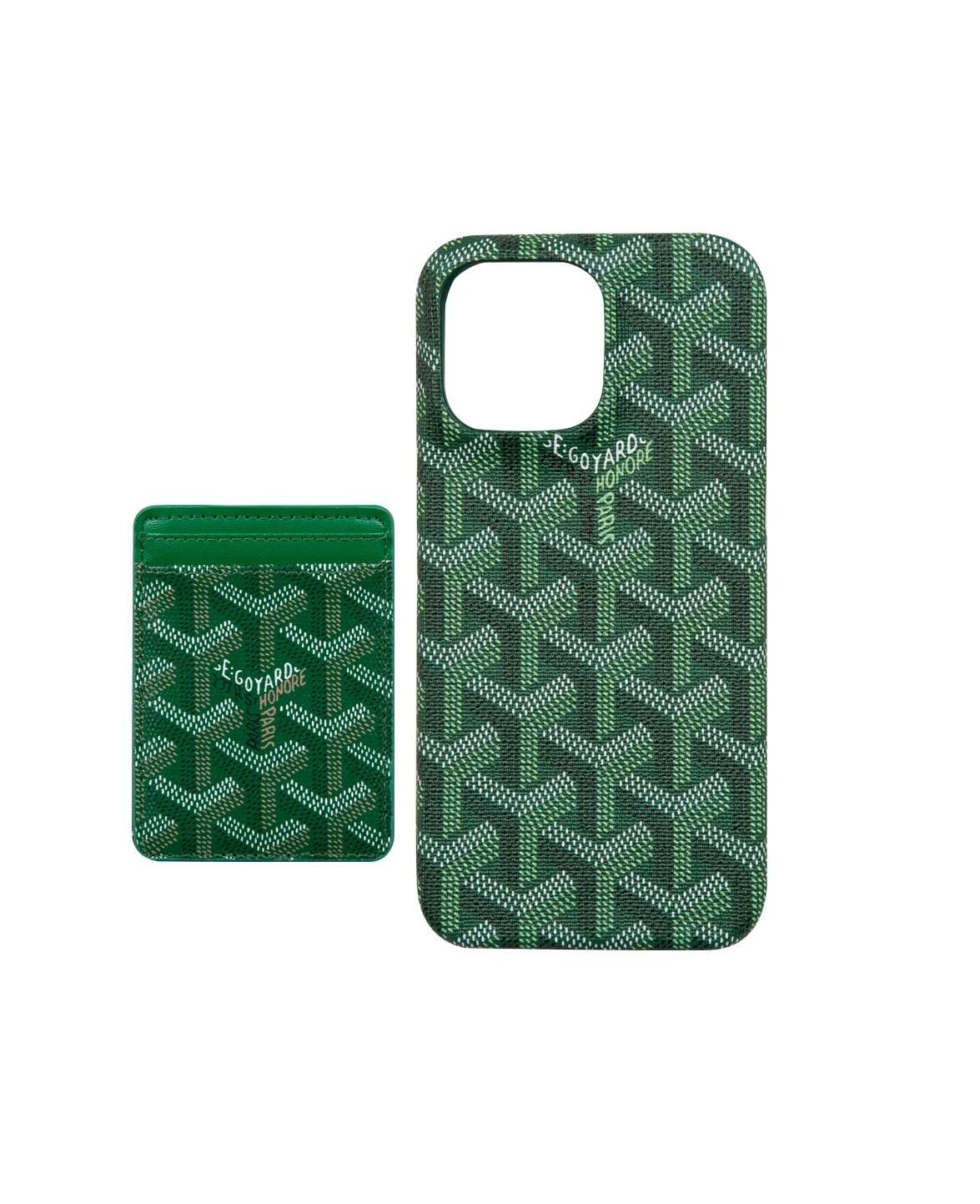 Yeşil Kartlıklı MagSafe Telefon Kılıfı DK287 iPhone 16 ProMax