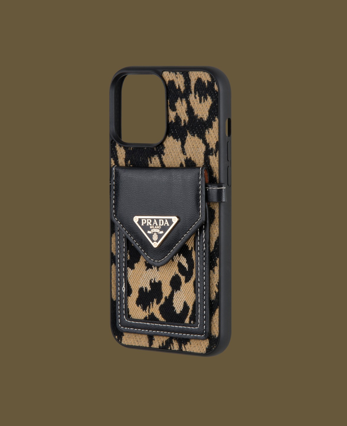 Leopar Çantalı Telefon Kılıfı - DK155 - iPhone 13