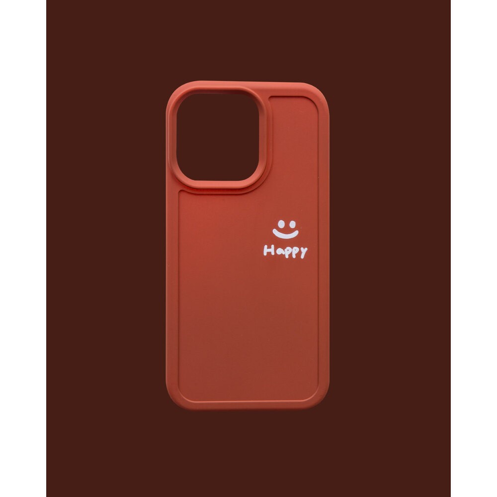 Brown Silicone Phone Case - DK030 - iPhone 13 Promax