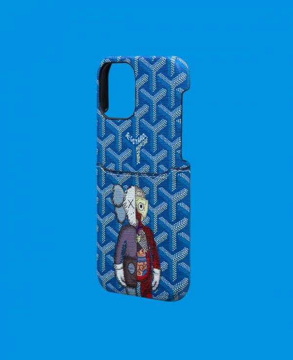 Mavi Kartlıklı Telefon Kılıfı - DK123 - iPhone 15 Plus