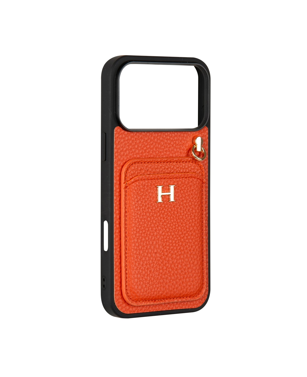 Turuncu Kartlıklı Telefon Kılıfı - DK168 - iPhone 17