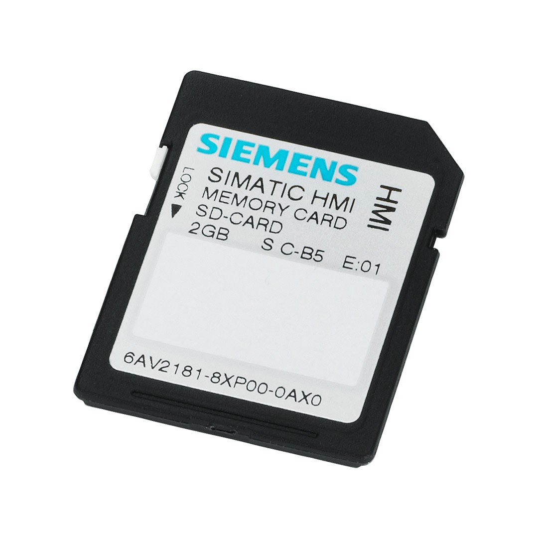 Siemens 6AV2181-8XP00-0AX0 SIMATIC HMI SD MEMORY CARD 2GB