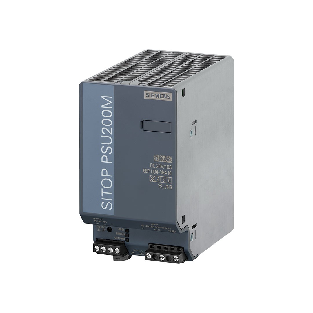 Siemens 6EP1334-3BA10 SITOP PSU200M 24V DC / 10A 1AC