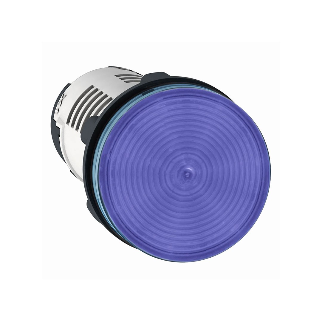 Schneider XB7EV06MP Entegre Led 230..240 V Yuvarlak Pilot Işığı Mavi