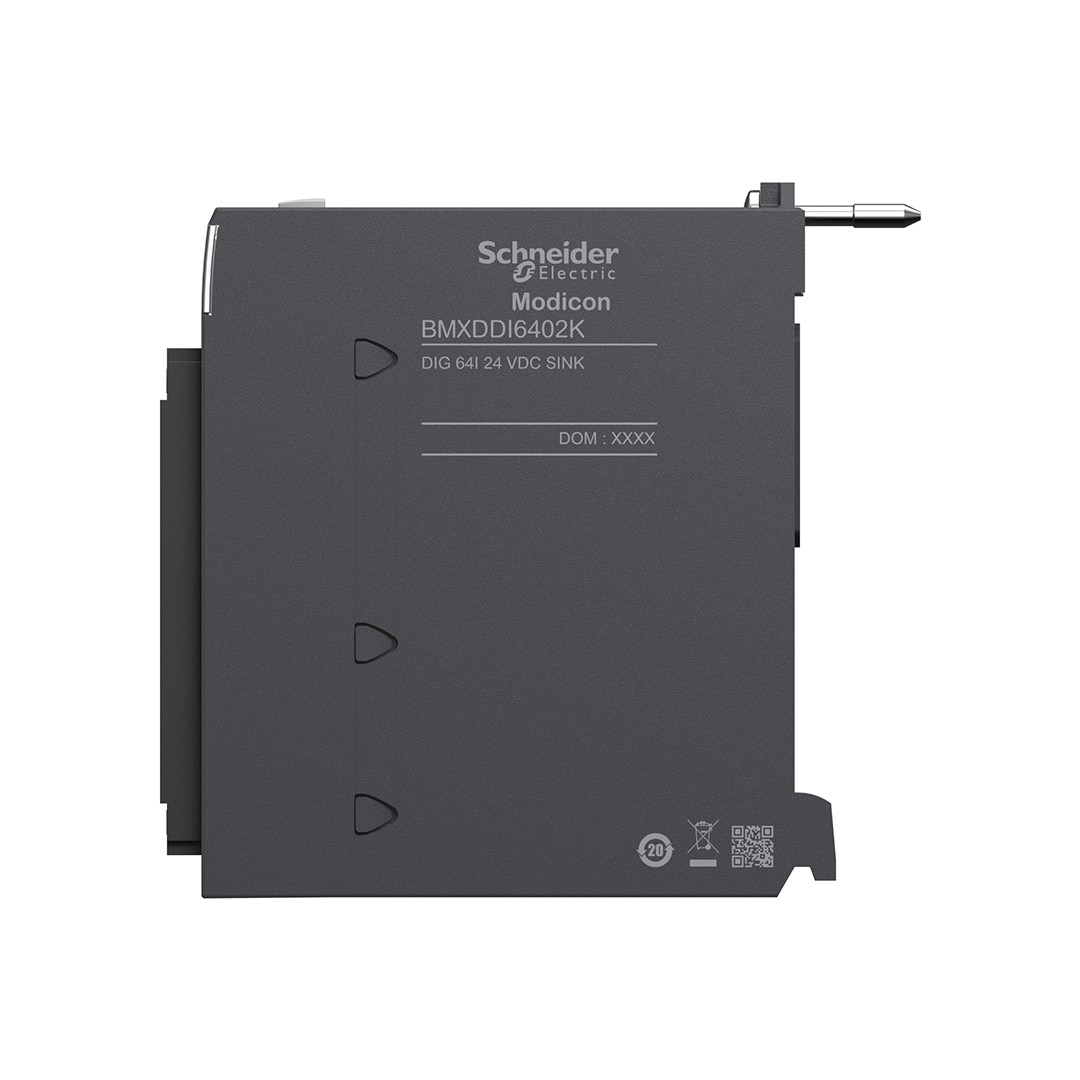 Schneider BMXDDI6402K M340 24V DC 64 Girişli Pozitif Dijital Giriş Modülü