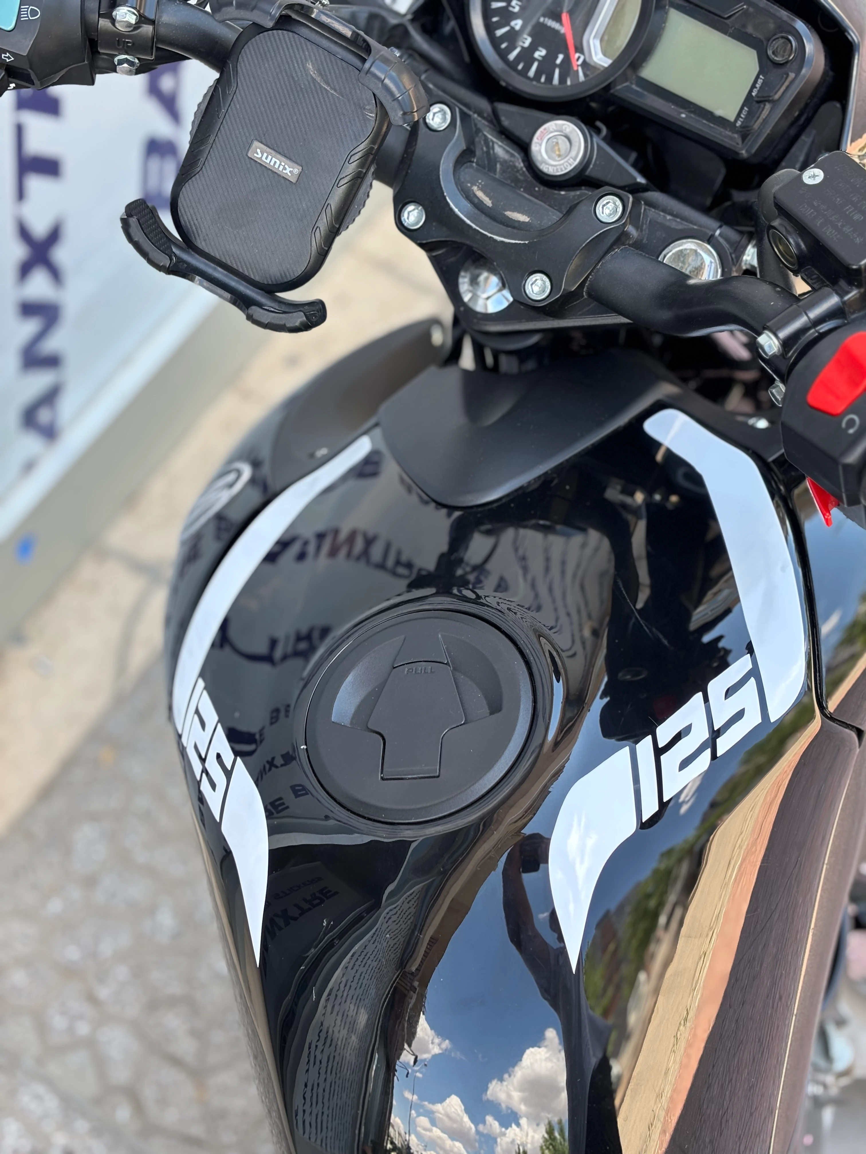 Mondial Drift-L için Beyaz Renk Düz Depo Kordon Sticker Seti (Sağ ve Sol)