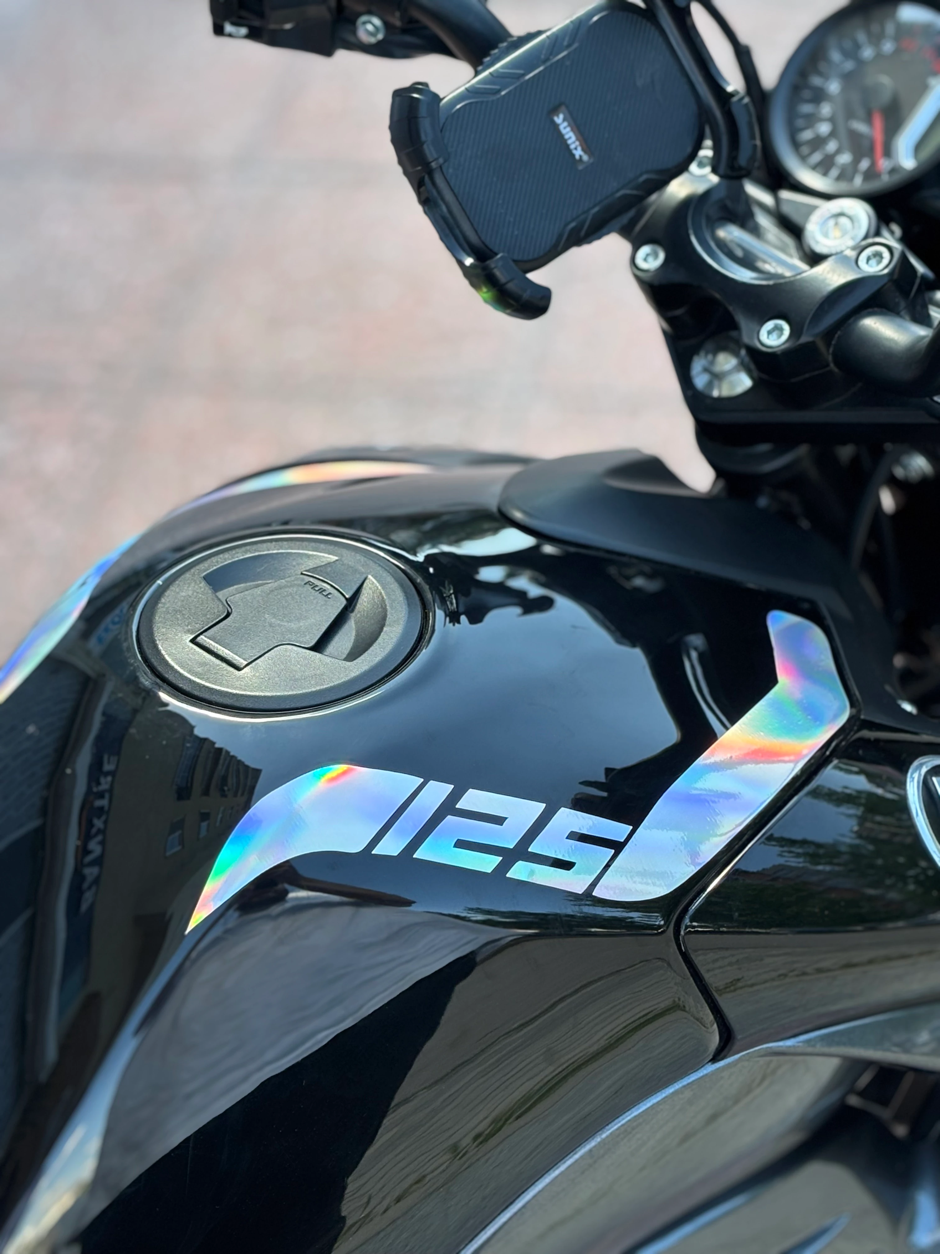 Mondial Drift-L için Hologramlı Düz Depo Kordon Sticker (Sağ ve Sol)