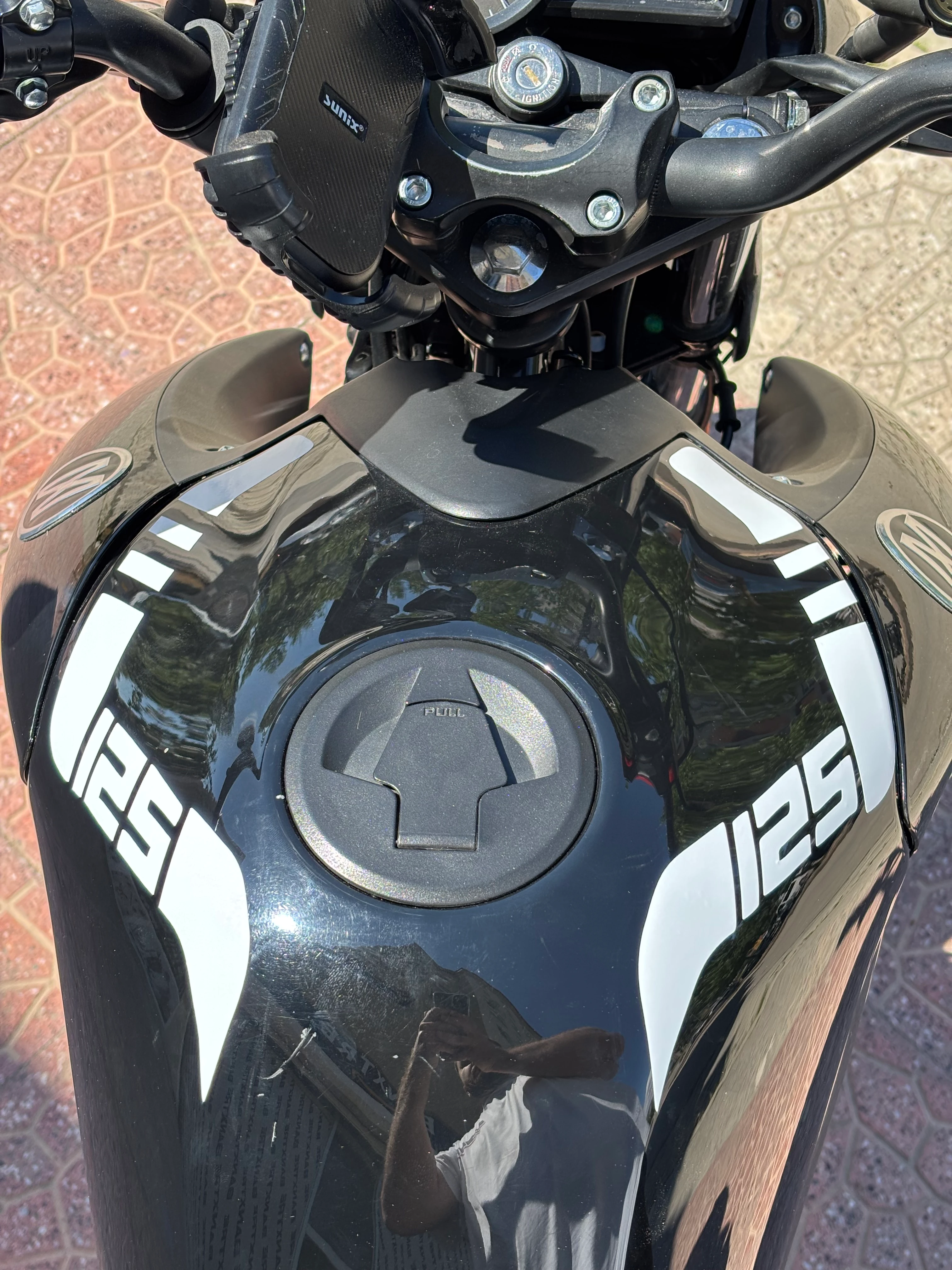 Mondial Drift-L için Beyaz Renk Kesikli Kordon Sticker Seti (Sağ ve Sol)