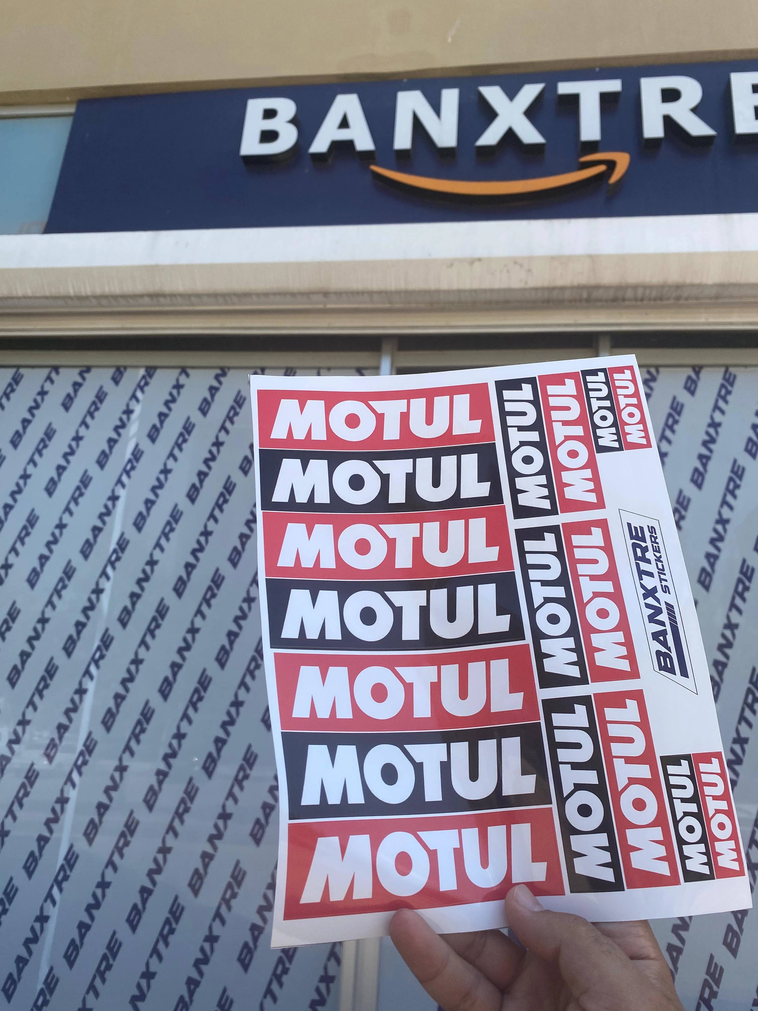 Motosiklet ve Kask için Motul A4 Sticker Pack (17'li)