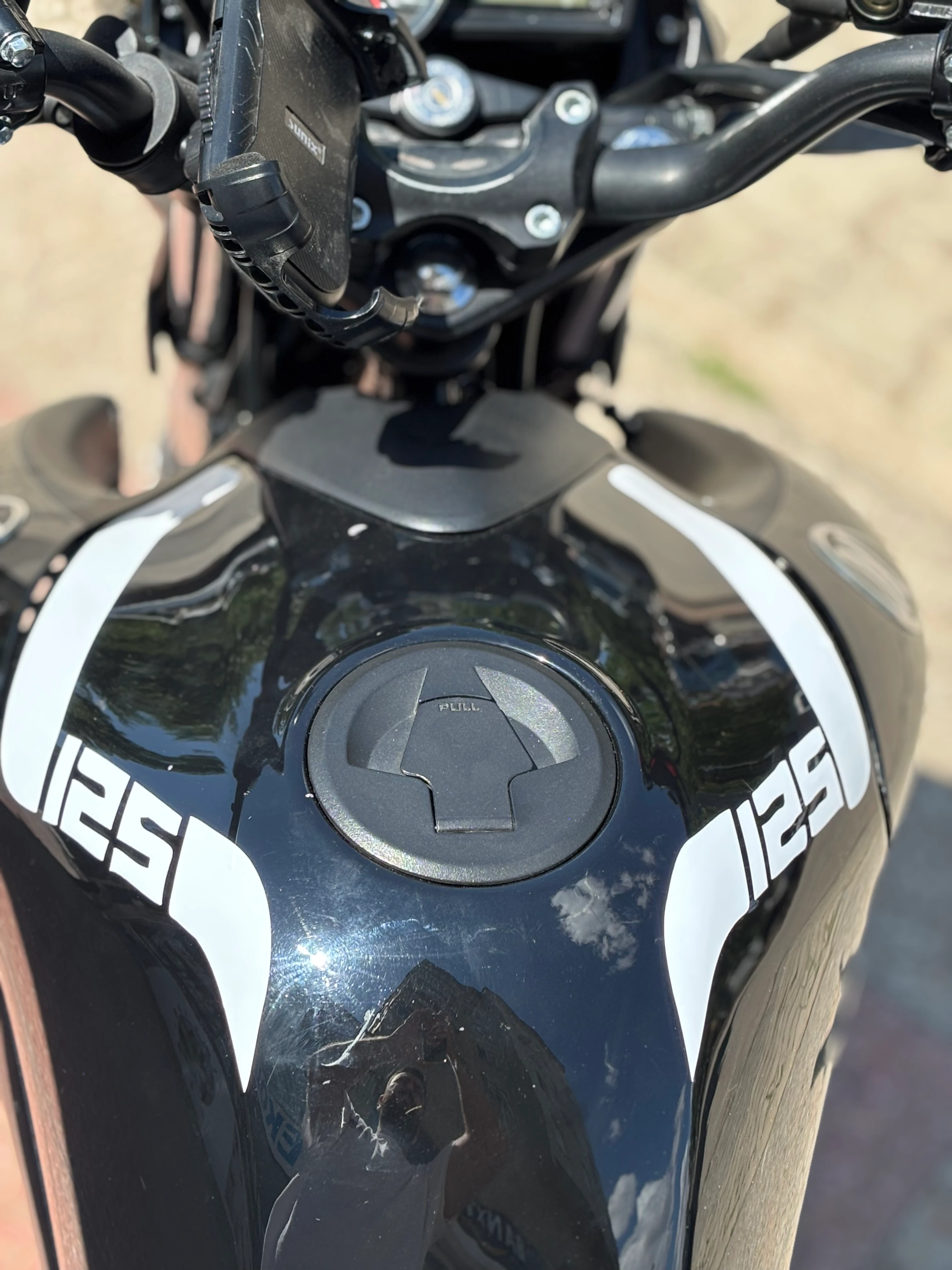 Mondial Drift-L için Beyaz Renk Düz Depo Kordon Sticker Seti (Sağ ve Sol)