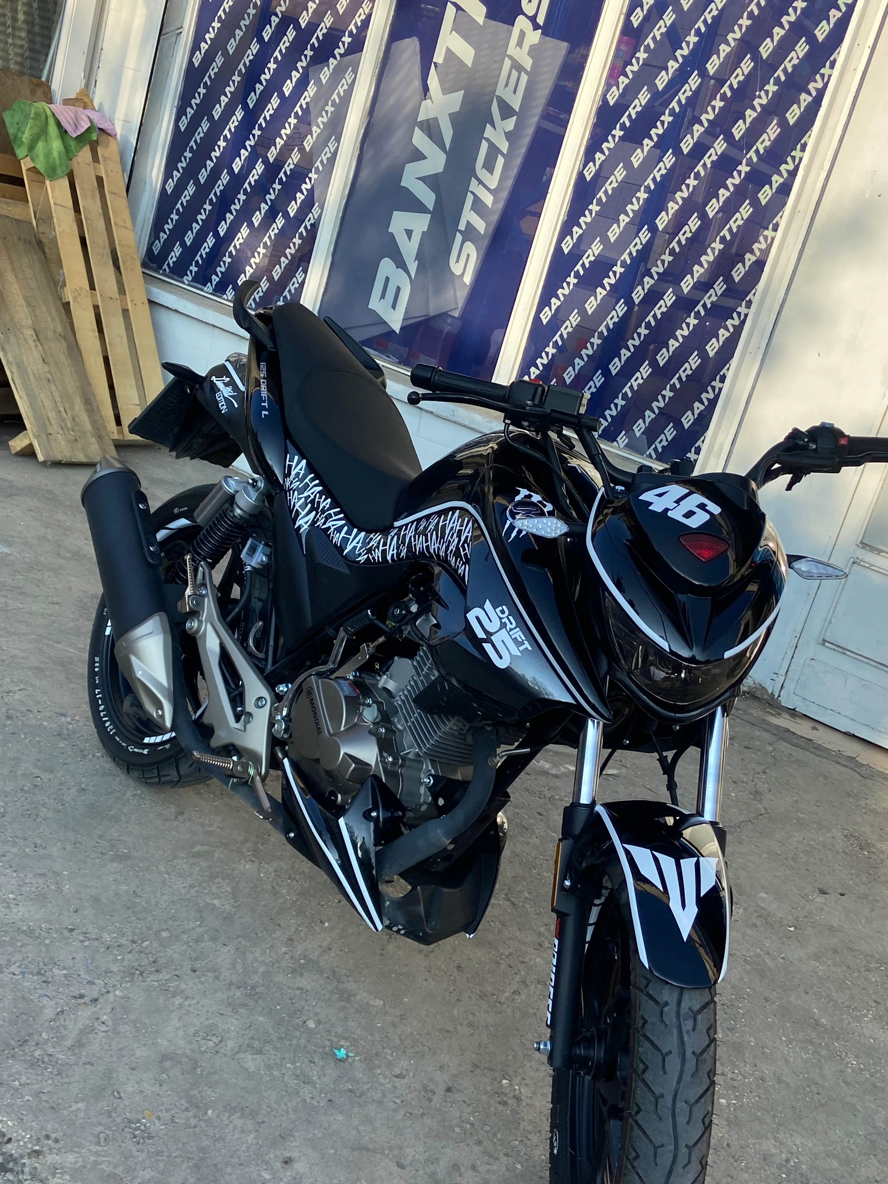 Mondial Drift-L için Beyaz Renk 26 Parça Komple Sticker Seti 