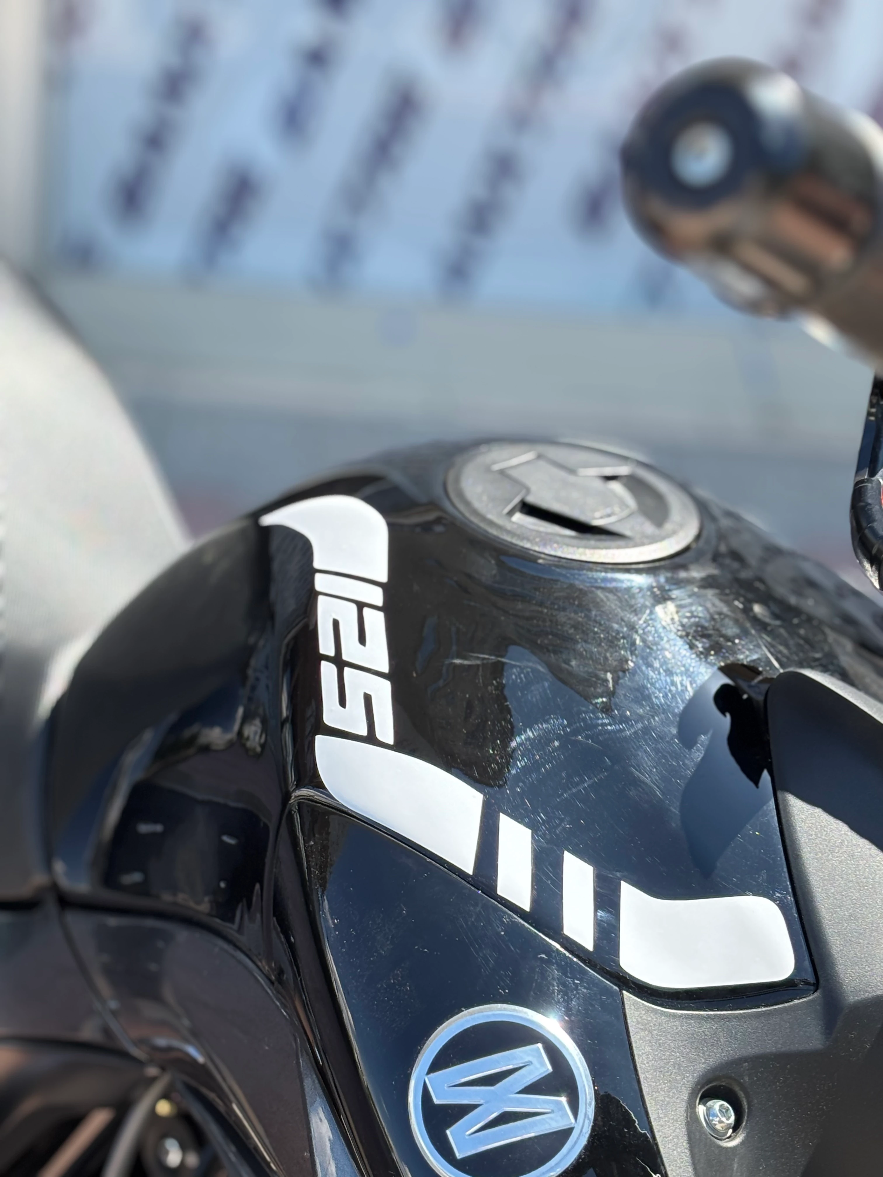 Mondial Drift-L için Beyaz Renk Kesikli Kordon Sticker Seti (Sağ ve Sol)