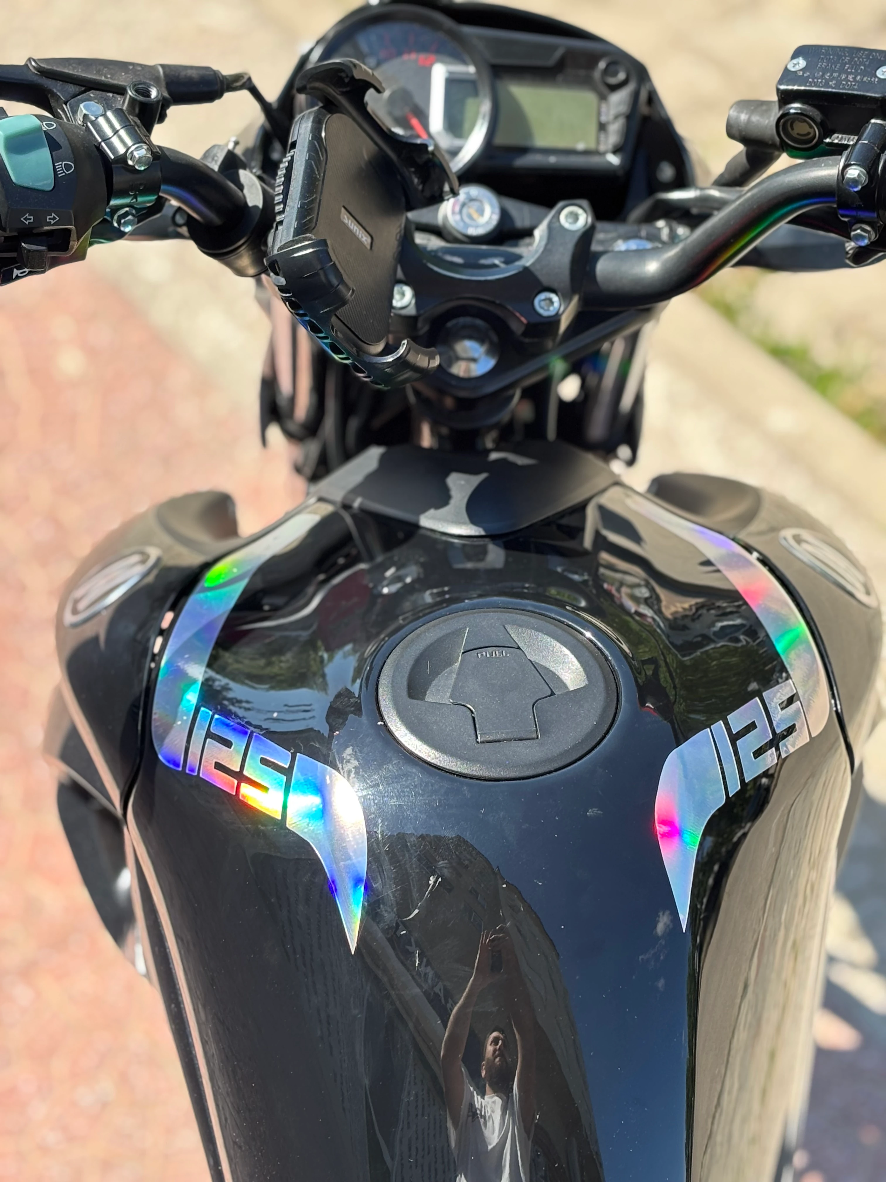 Mondial Drift-L için Hologramlı Düz Depo Kordon Sticker (Sağ ve Sol)