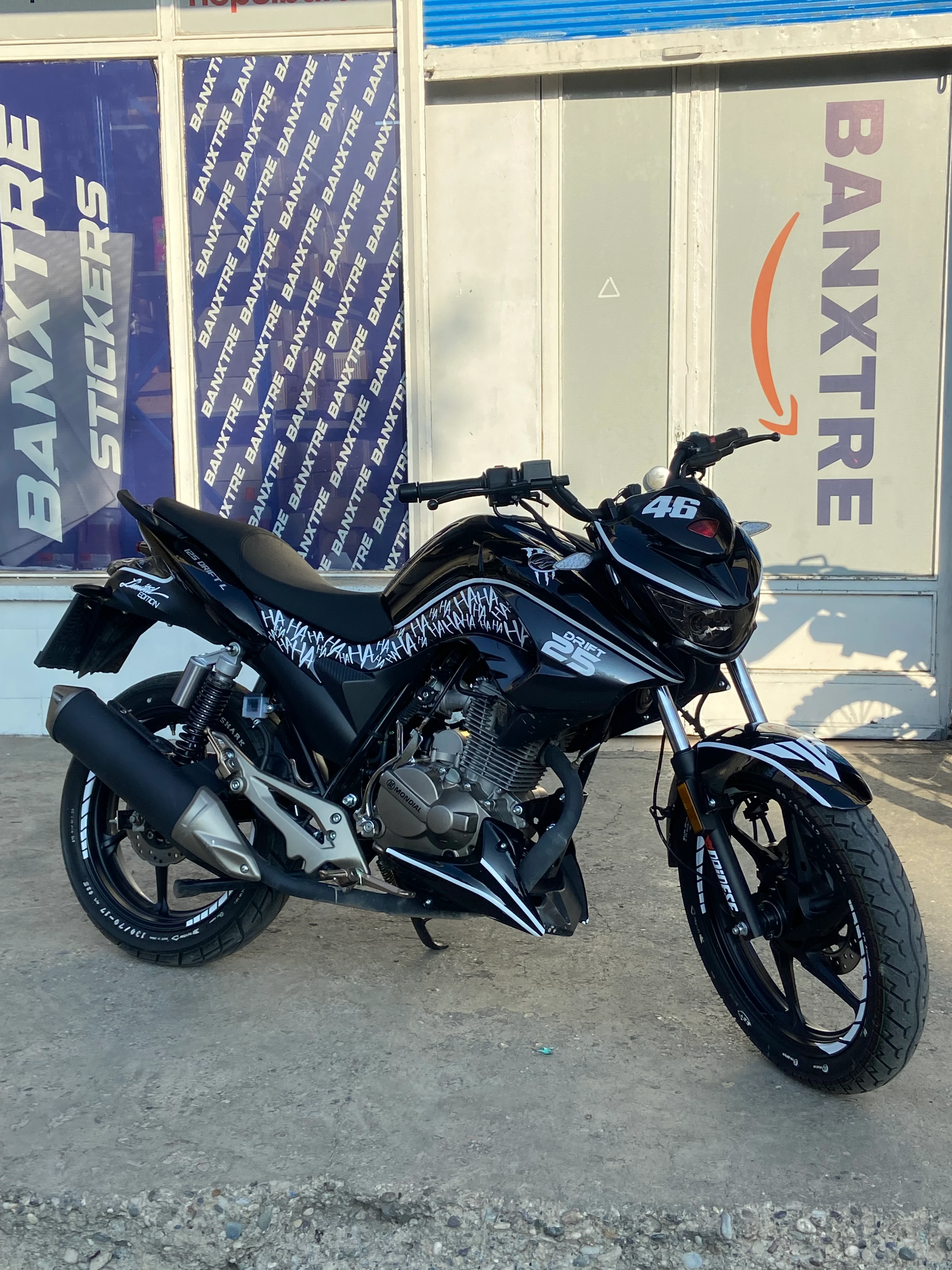 Mondial Drift-L için Beyaz Renk 26 Parça Komple Sticker Seti 