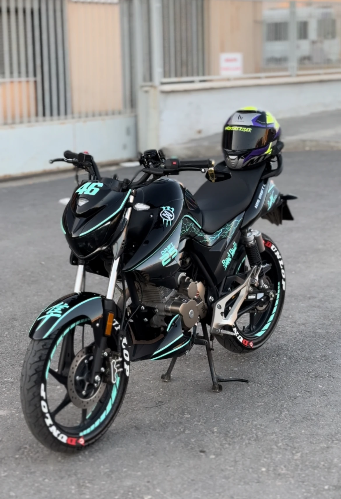 Mondial Drift-L için Nane Renk Komple Sticker Seti 