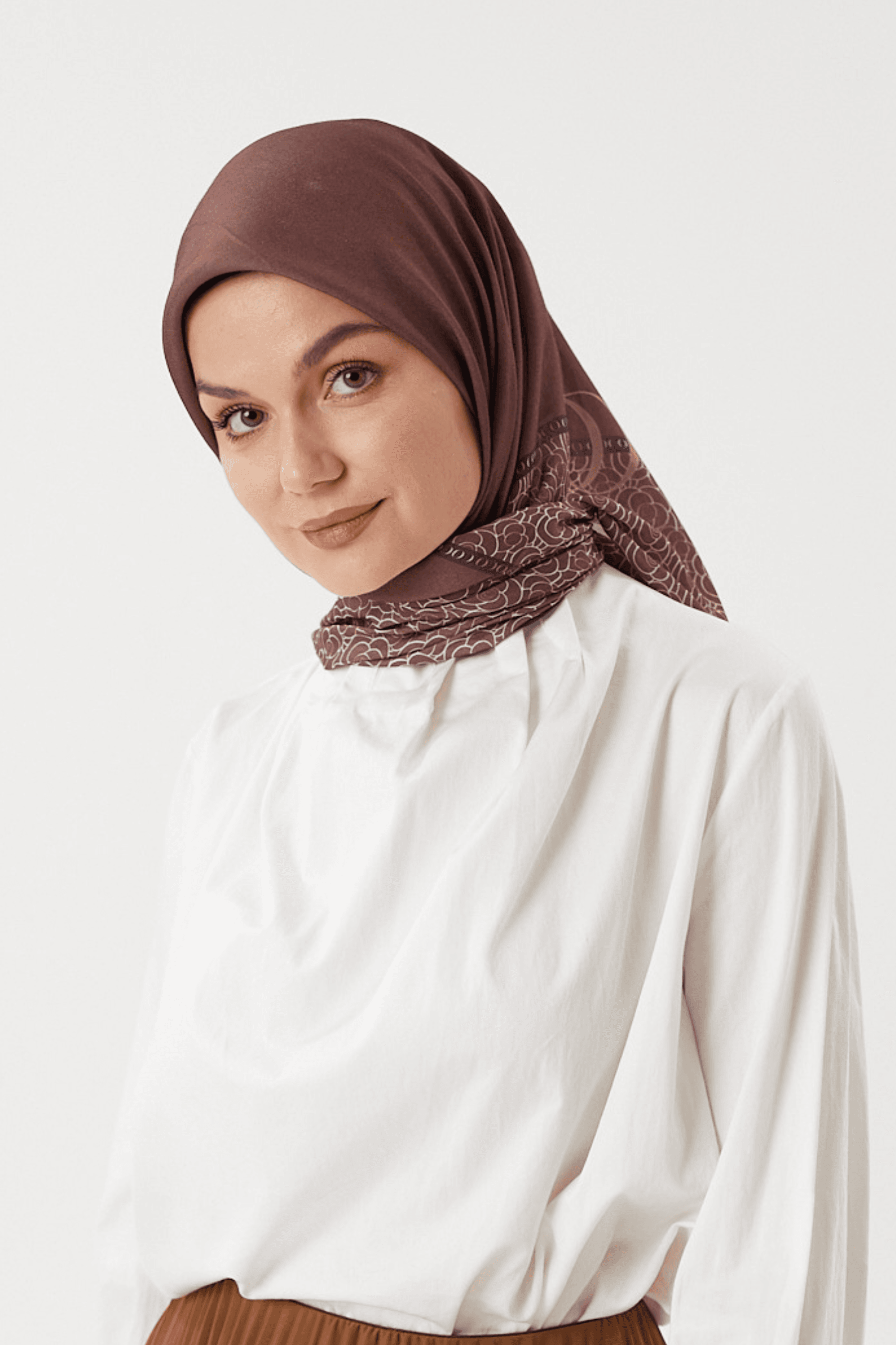 Mocha Paris Pamuk Eşarp	