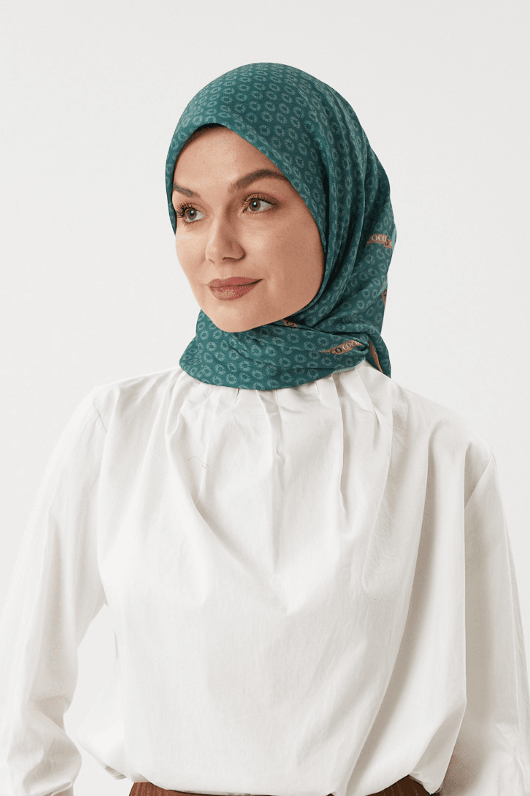 Haki Morocco Pamuk Eşarp	