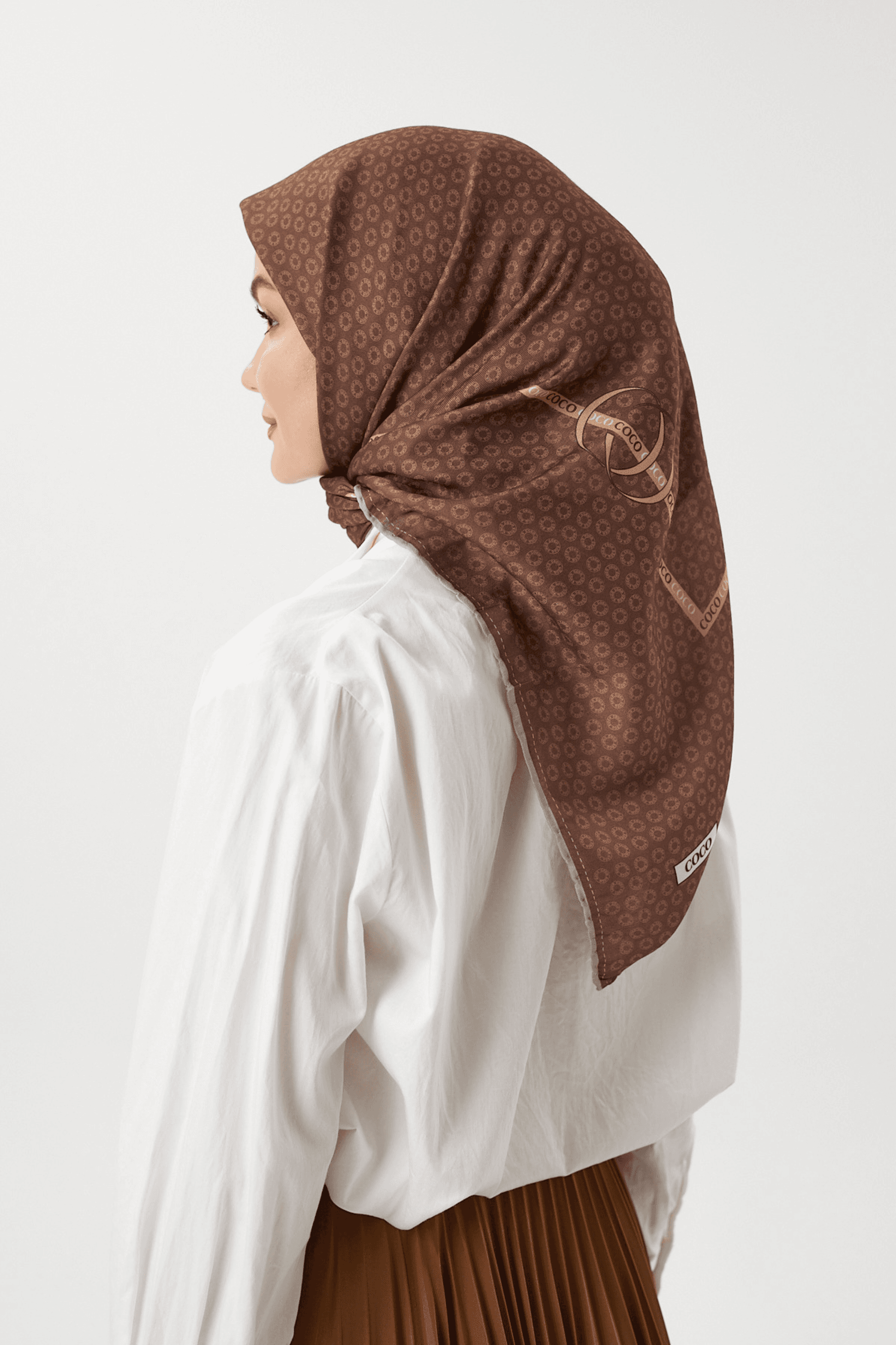Mocha Morocco Pamuk Eşarp	