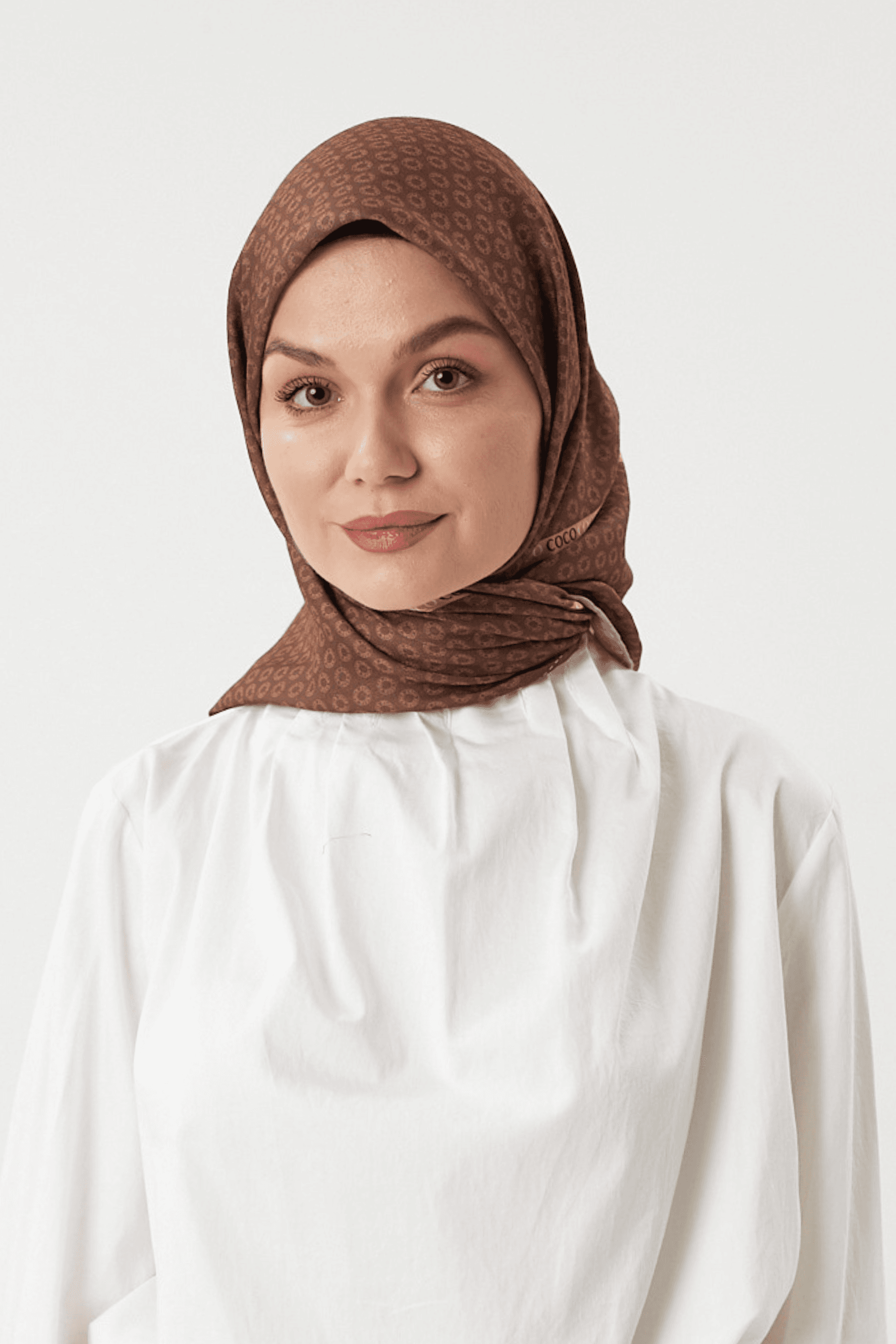Mocha Morocco Pamuk Eşarp	