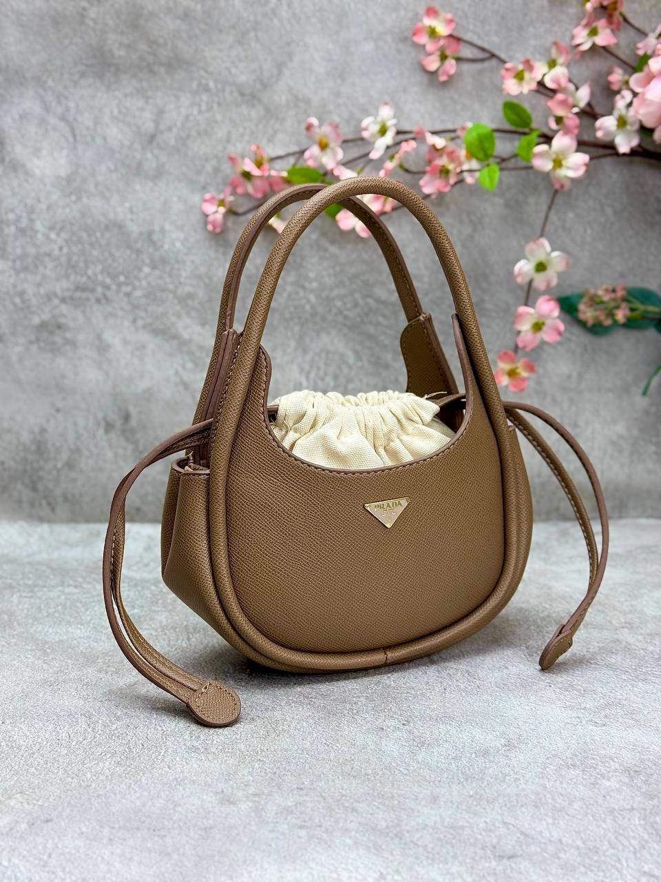 Prada Shoulder Bag Small 19x11cm  - Vizon