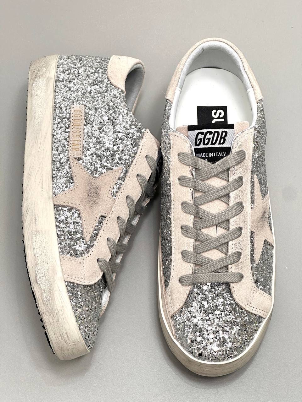Golden Goose Women Silver Beige