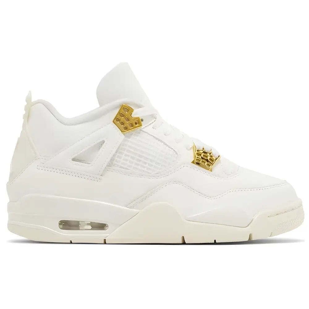  Nike Air Jordan 4 Sail Sneakers White(Dar Kalıp)