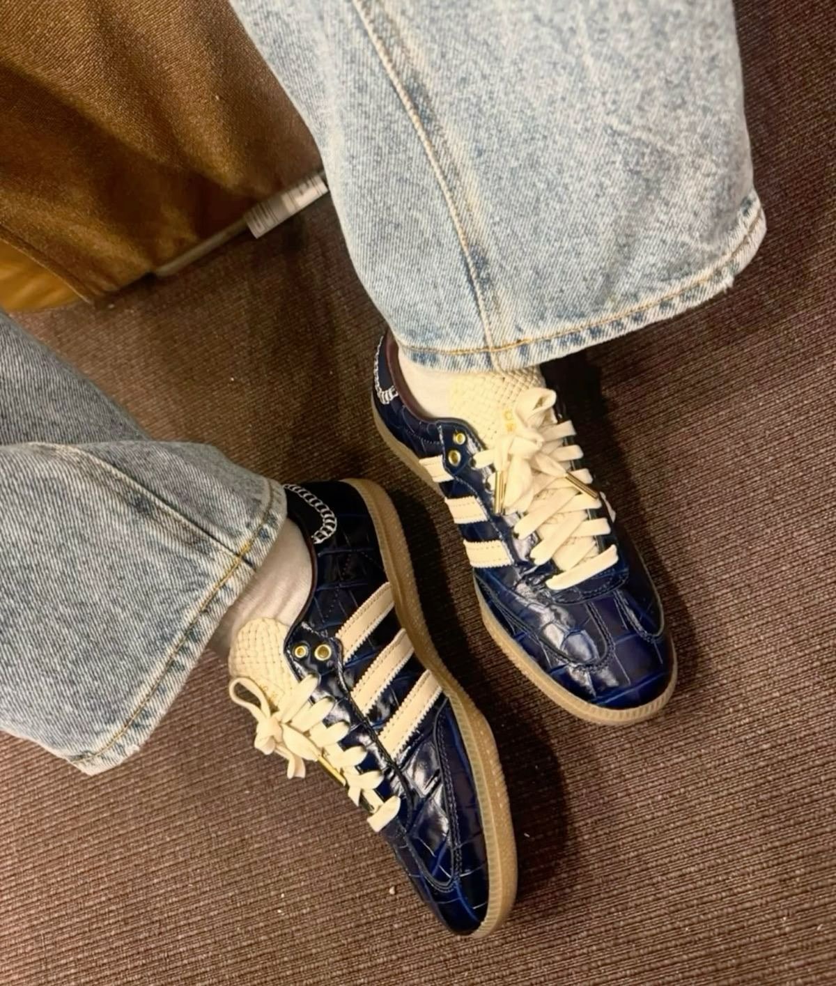 Adidas Samba Wales Bonner Navy Croc 
