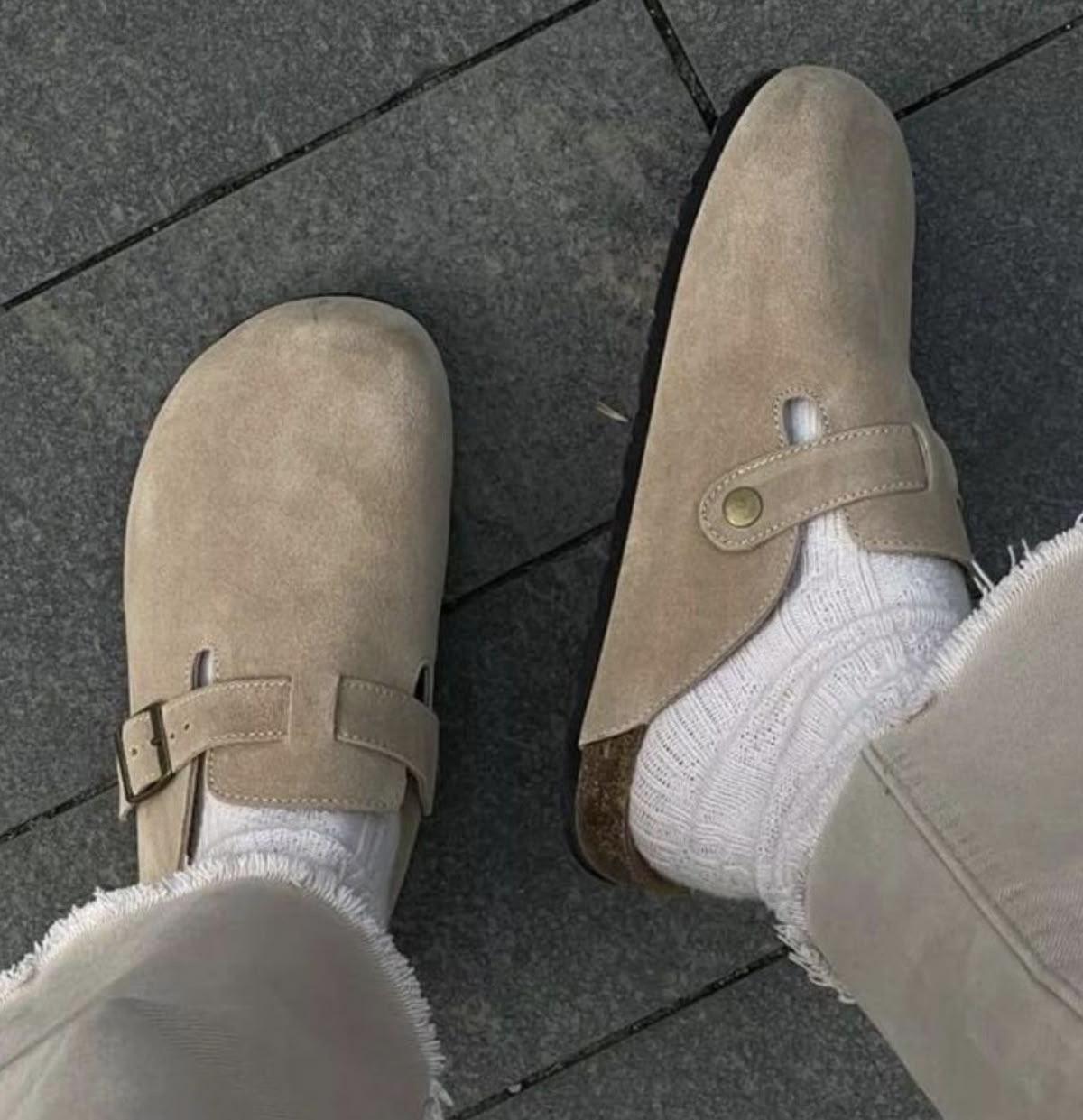 Birkenstock Boston Beige